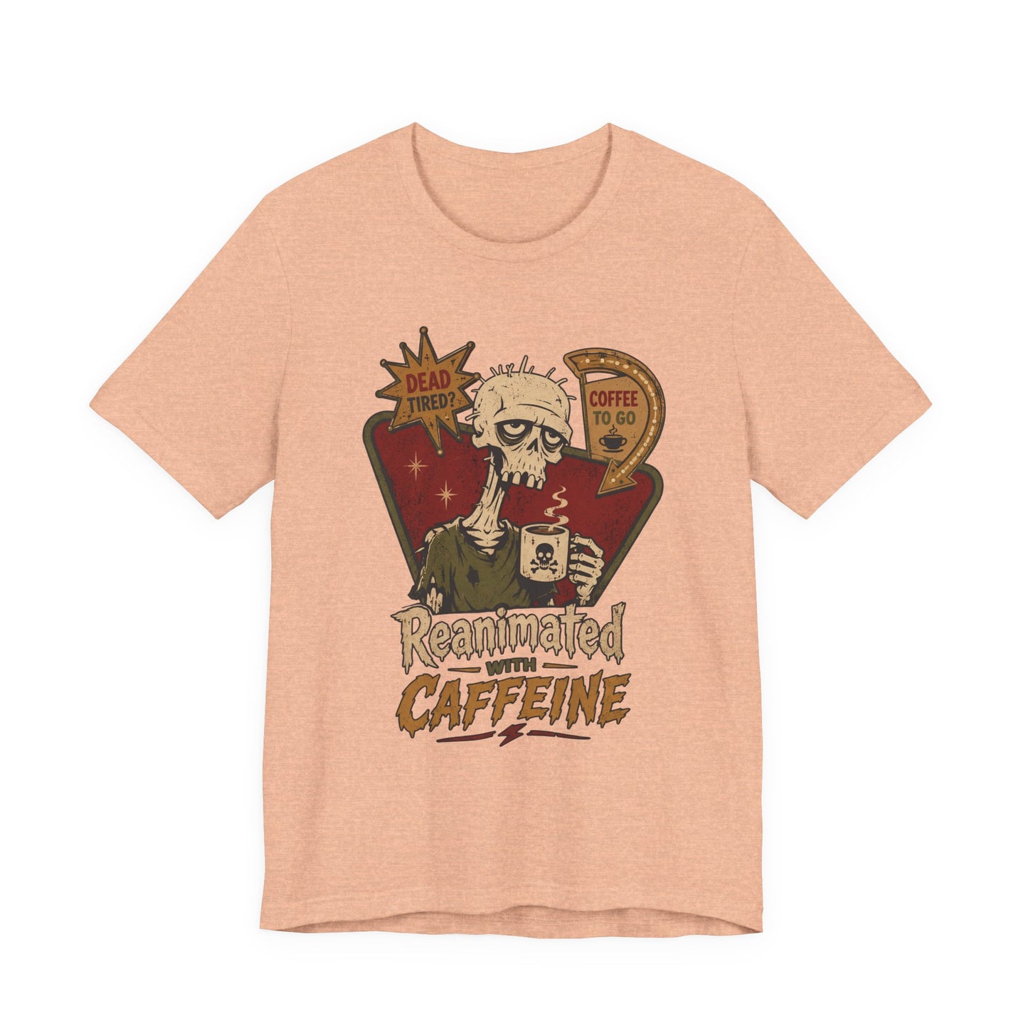 Diner Reanimated With Caffeine t-shirt