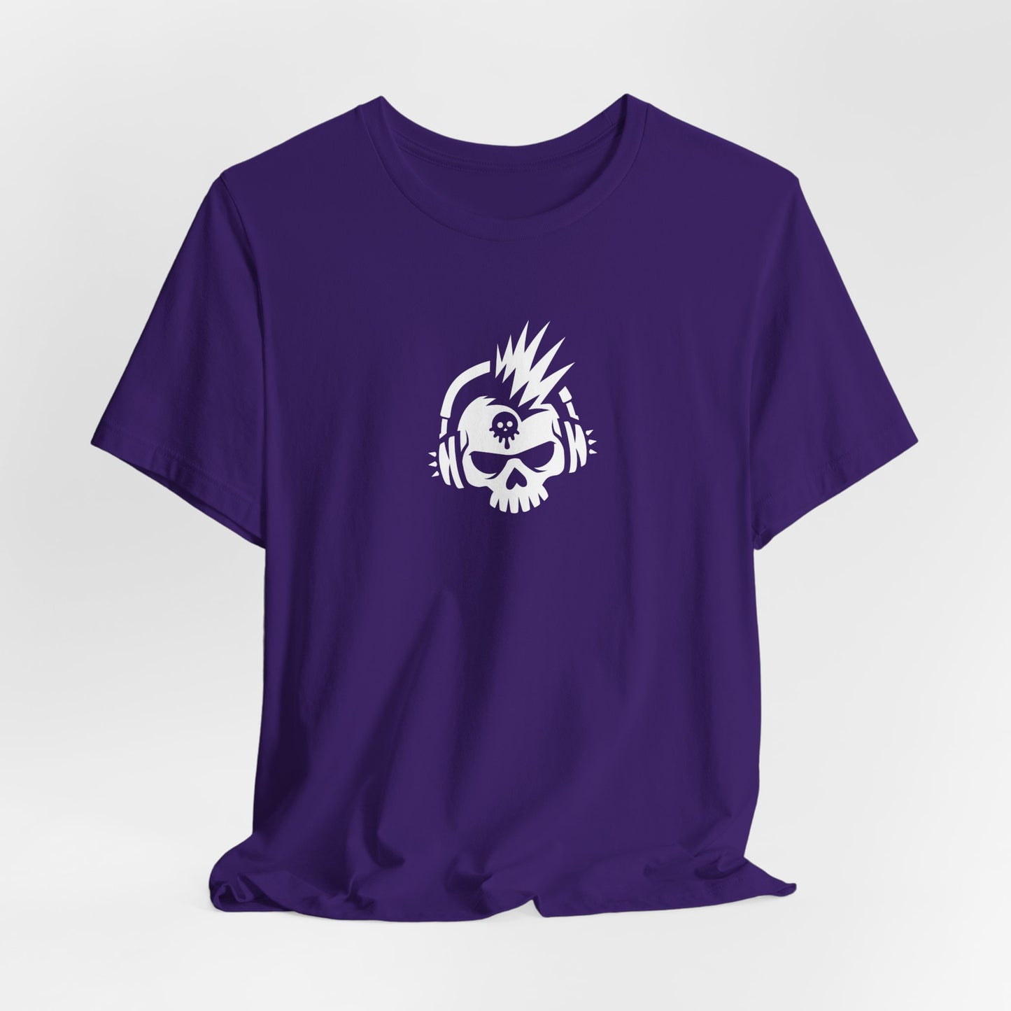 Punk Skull with Headphones Tee Shirt