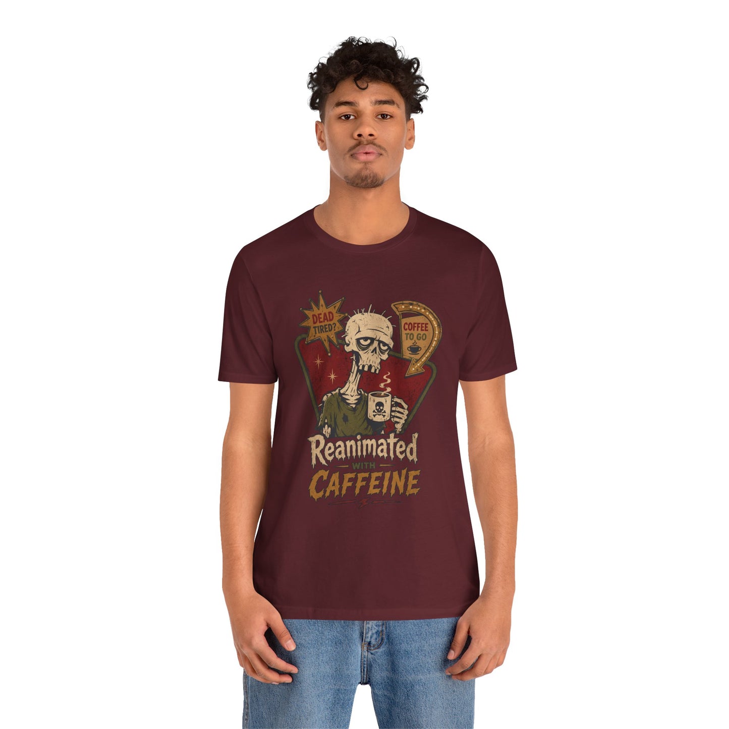 Diner Reanimated With Caffeine t-shirt