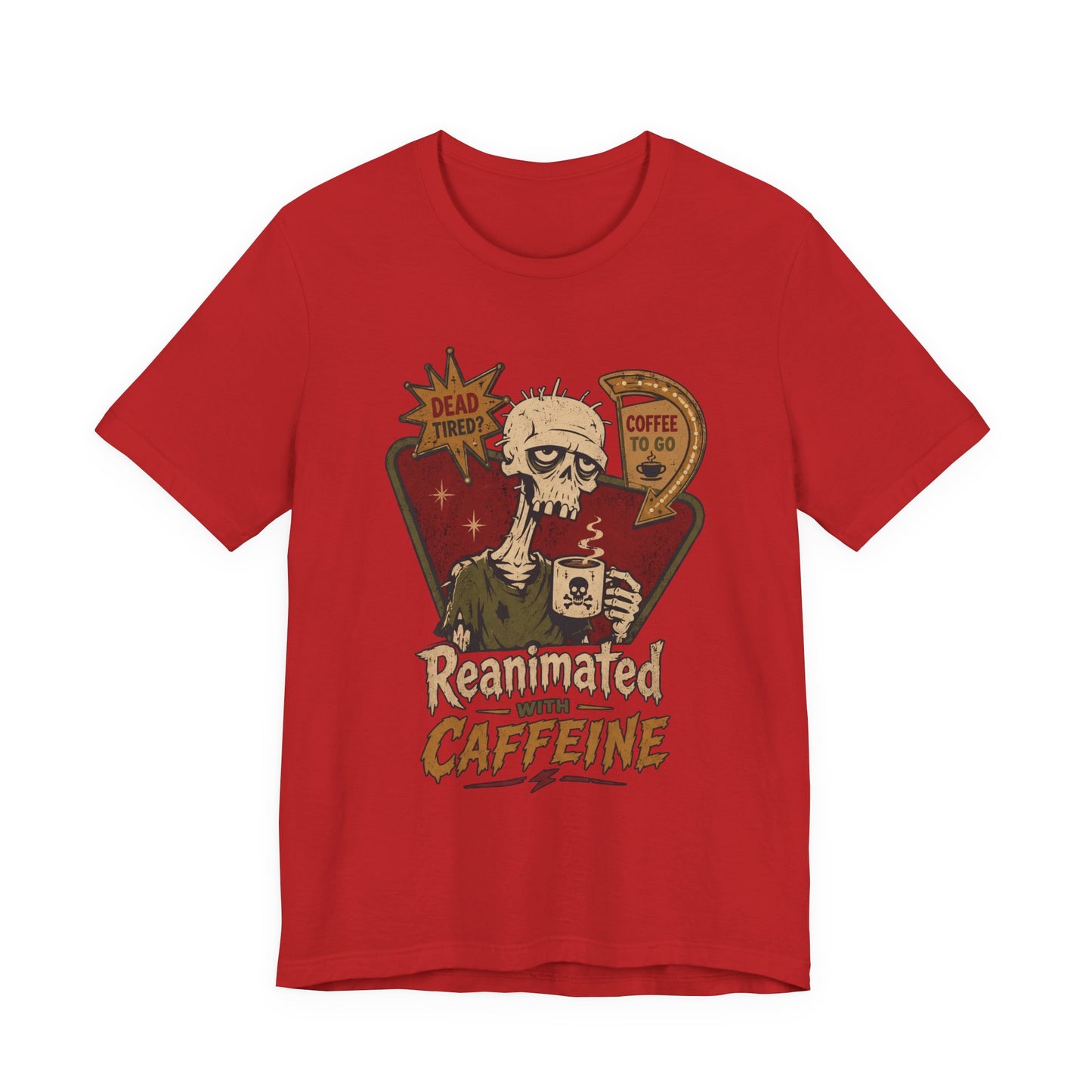 Diner Reanimated With Caffeine t-shirt