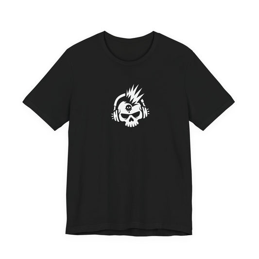 Punk Skull with Headphones Tee Shirt