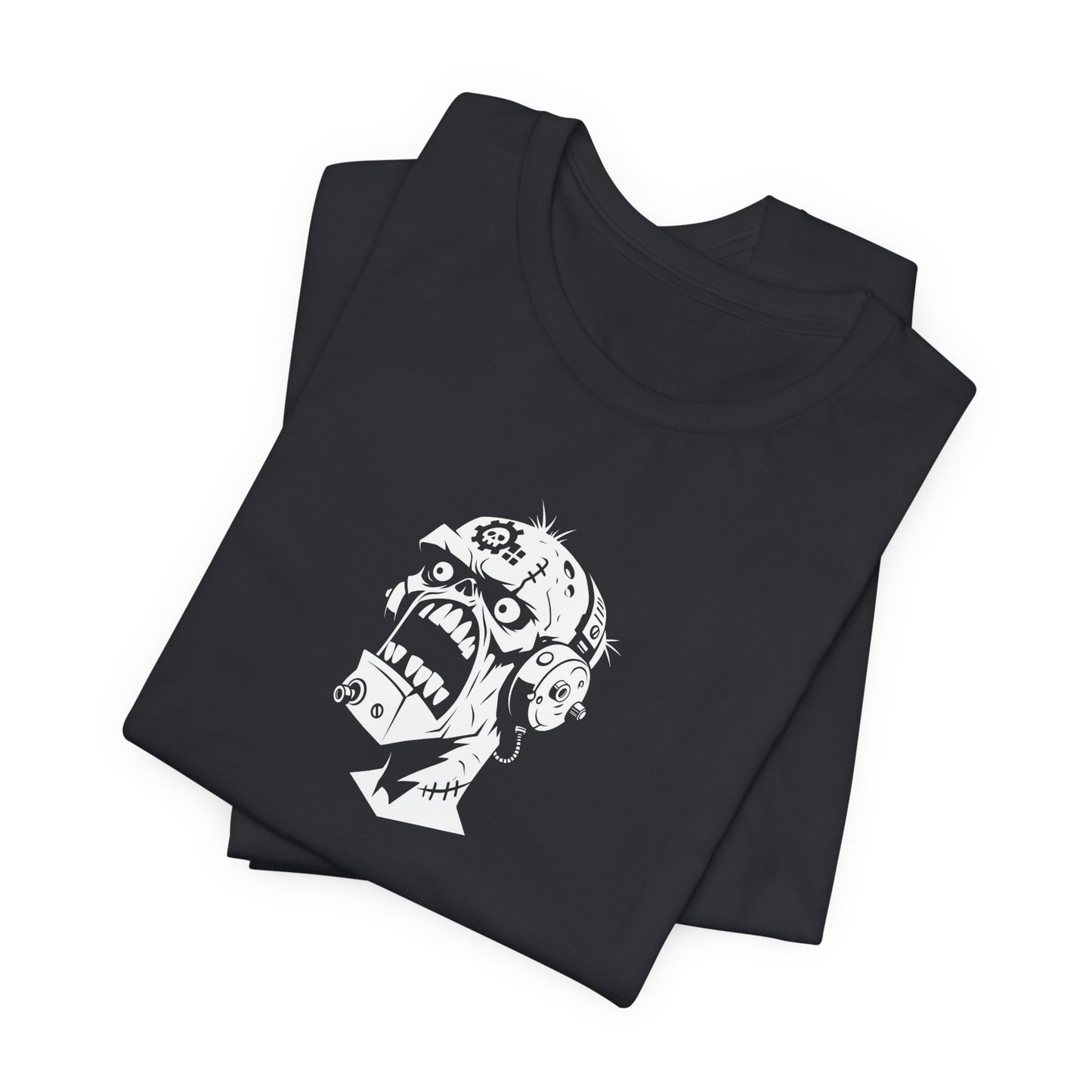 Zombie Head Illustration T-Shirt