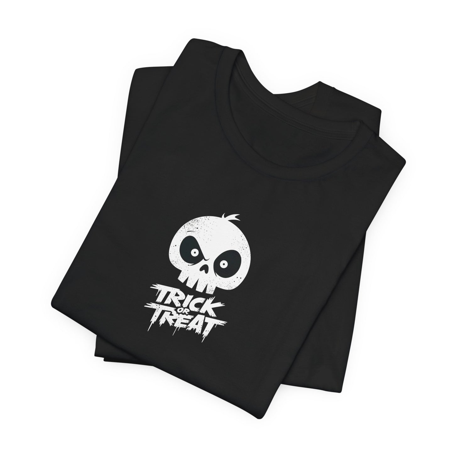 Skull Pumpkin Trick or Treat Tee | Halloween Shirt