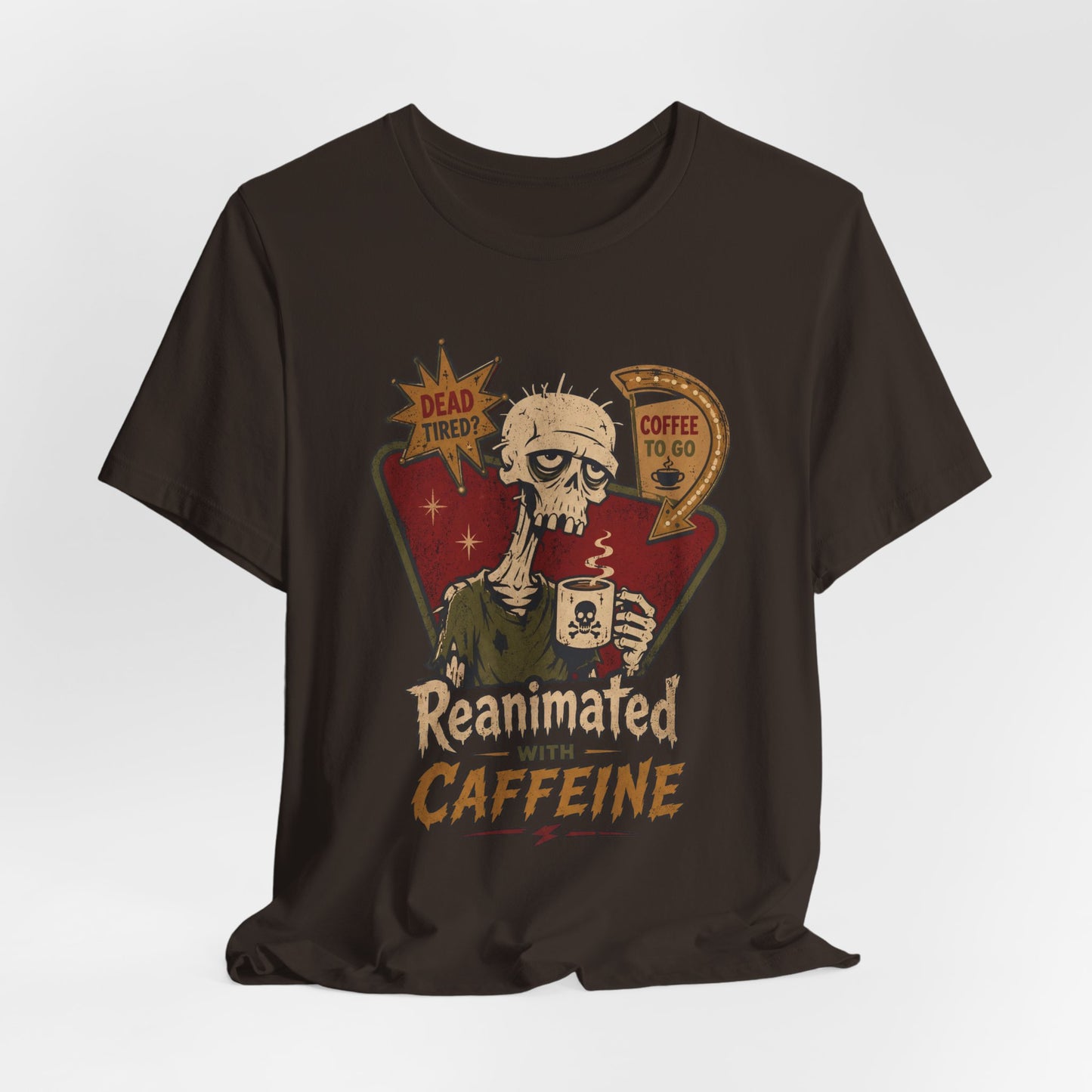 Diner Reanimated With Caffeine t-shirt