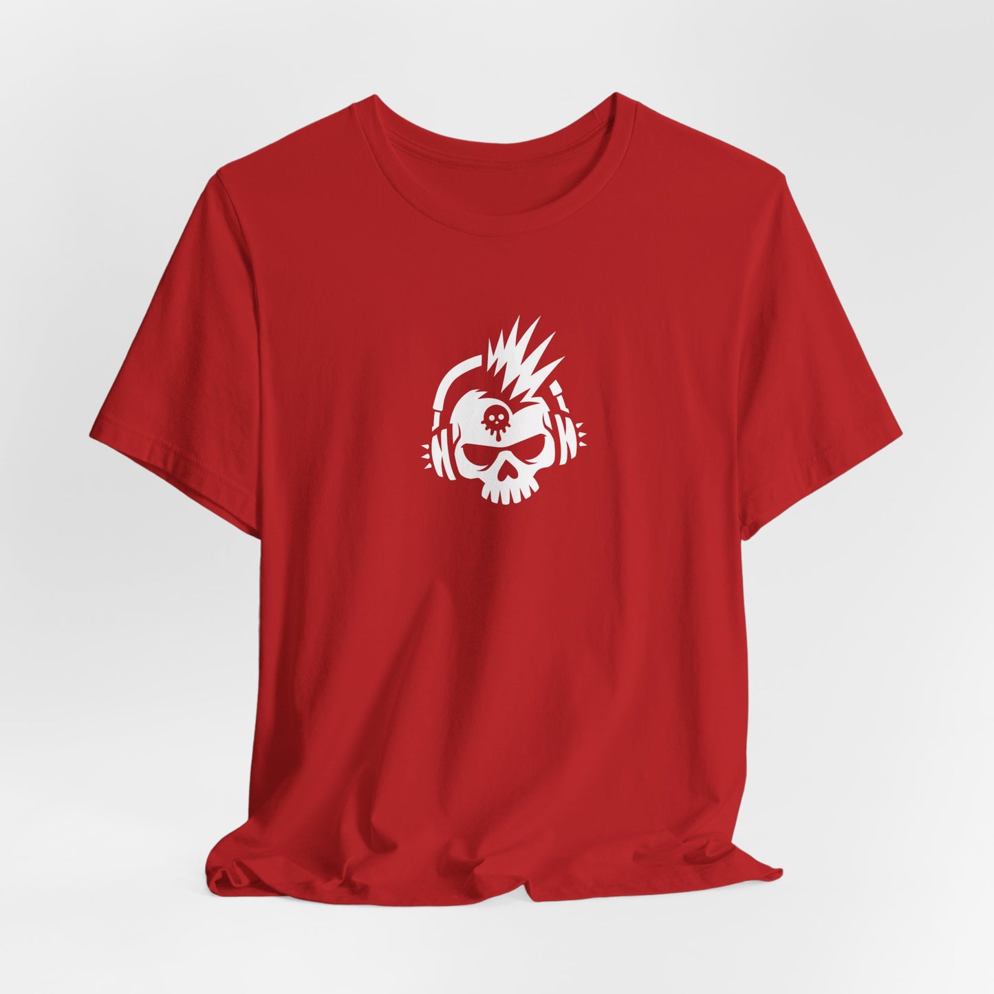 Punk Skull with Headphones Tee Shirt