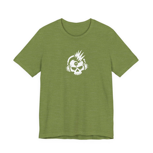 Punk Skull with Headphones Tee Shirt